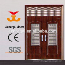 Safty Standard Exterior double steel door